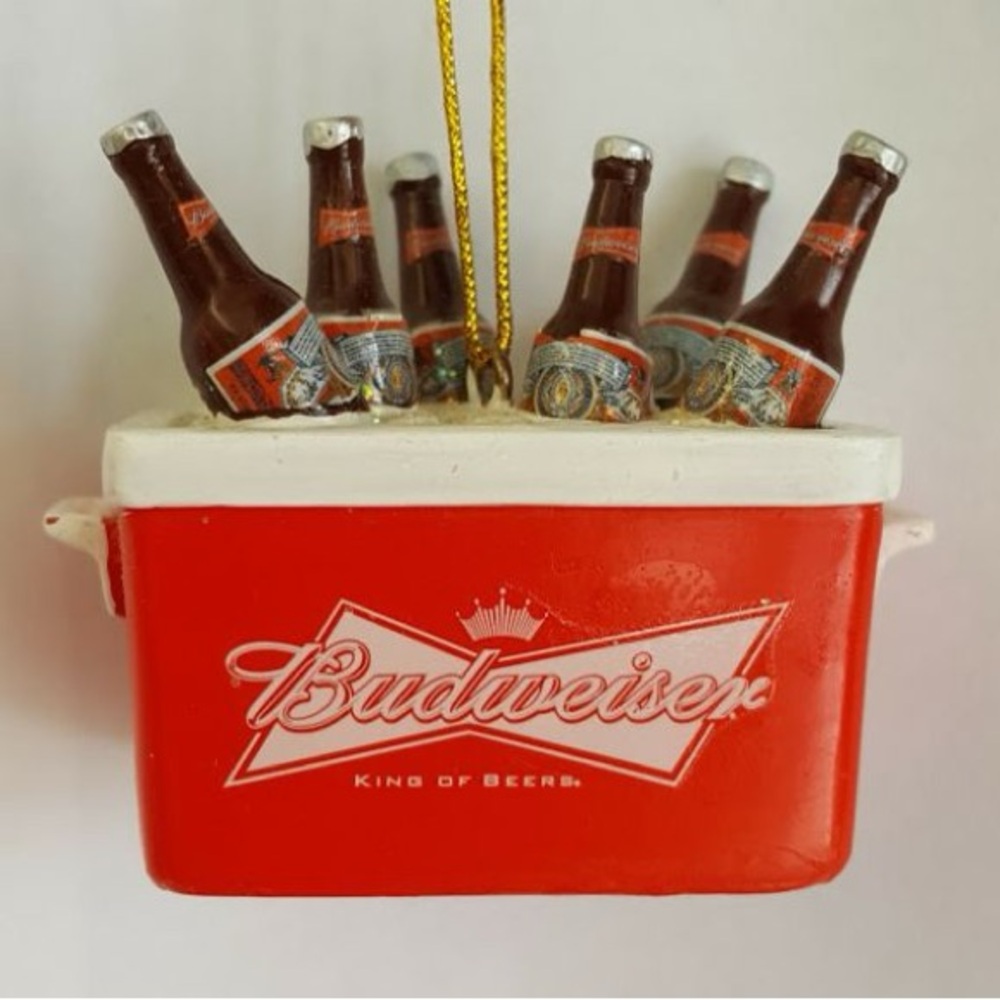 Kurt S. Adler Budweiser Cooler Anheuser-Busch Licensed Christmas Ornament